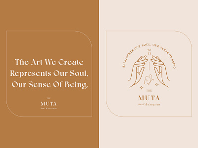 MUTA Art LOGO art design graphic design logo logo design shape logo
