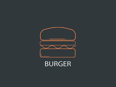 logo burger adobe illustrator branding burger design food graphic design logo vector