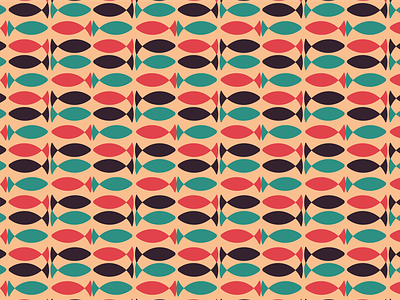Pattern of colorful fish