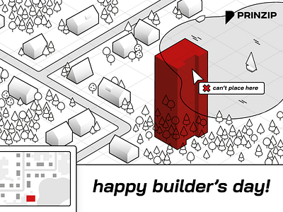 happy builder's day | prinzip | postcard