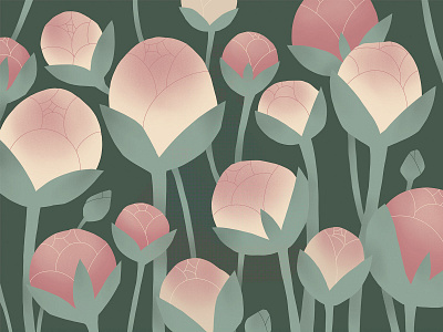 flowers | illustration flat illustration print