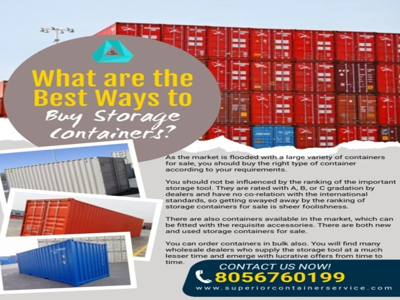 What are the Best Ways to Buy Storage Containers? by Superior Container