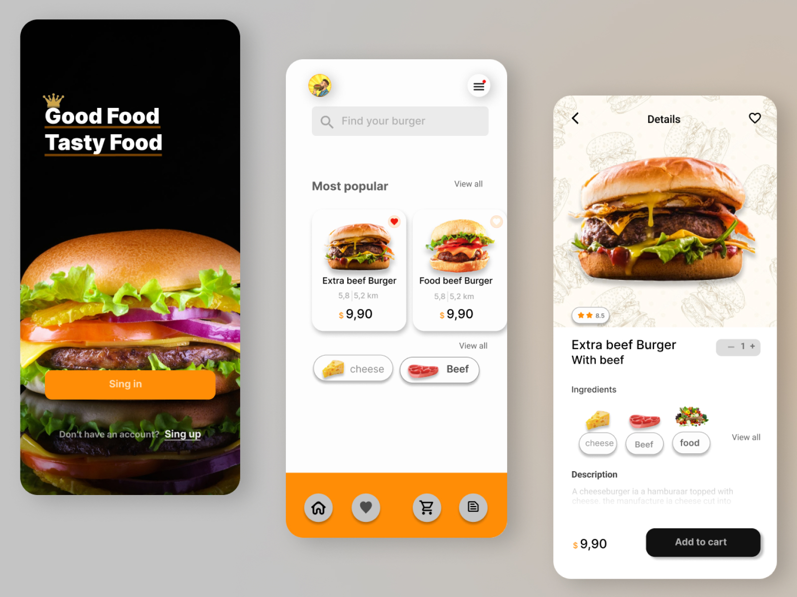 Online Food Delivery App. by zahid Hasan on Dribbble