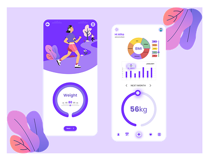 Healthcare Mobile App Design all mobile app design app design clean design colorful app fitnes app good body mobile app health mobile app illustration ios mobile app moring run mobile app new app ui uiux design ux