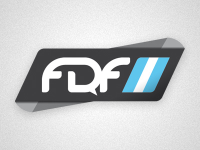 FDF Logo branding custom identity logotype