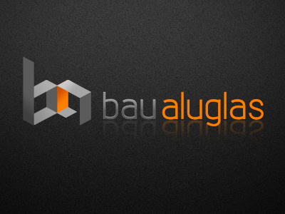 Bau Aluglas branding identity logotype
