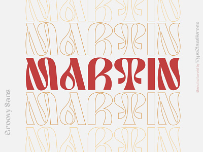 Groovy Font - Martin