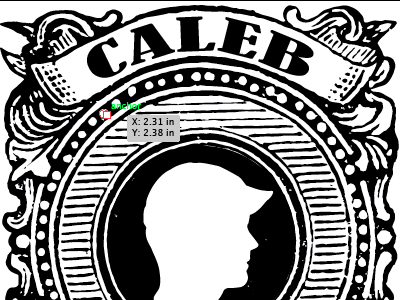 Caleb Sweazy logo floral frame icon logo music profile silhouette stamp