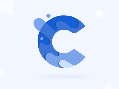 Logo with Letter C branding graphic design logo