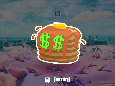 Fortnite Chapter 2 Season 5 emoticons - Mancake emoji emoticon food fortnite pancakes