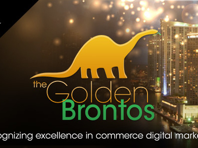 2015 Golden Brontos marketing black bronto gold graphic identity illustration logo mark sparks vector