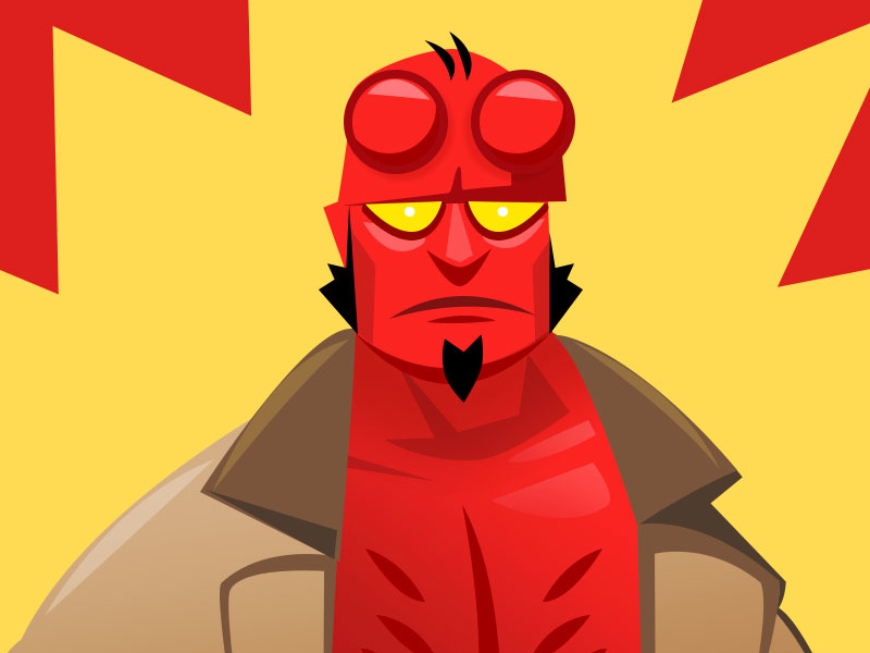 Download Hellboy by Andy Hunt on Dribbble