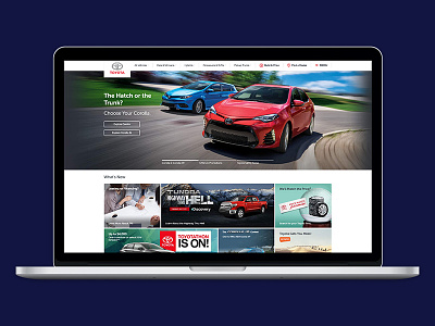 Toyota Canada Website Redesign adaptive canada redesign responsive toyota website
