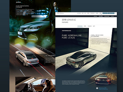 Lexus LC and ES Features Pages automobile es lc lexus