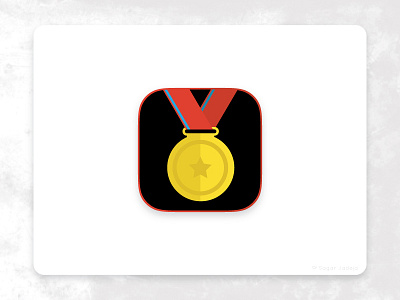 gold medal game appicon appicon flat game gold graphicdesign icon icontype medal