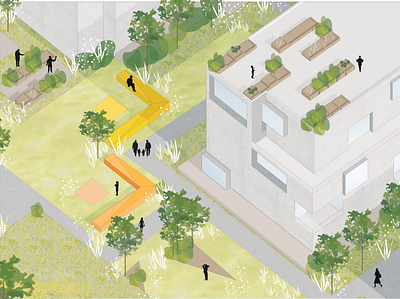 Baltai avenue transformation to a compact center art city design discover drawing graphic design illustration illustrator urban urbanism