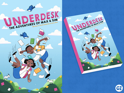 Underdesk Book Cover digital illustration illustration kidlit procreate publishing