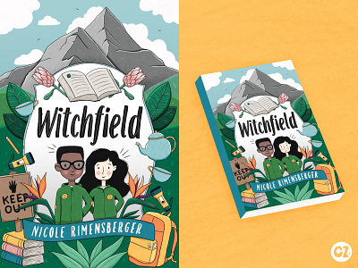 Witchfield digital illustration illustration kidlit middle grade procreate publishing