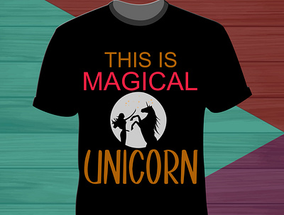 Unicorn T-shirt design graphic design trendy t shirt design