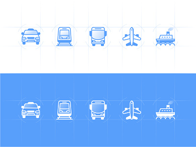 Transport Icons bus car icon icons plane ship train transport