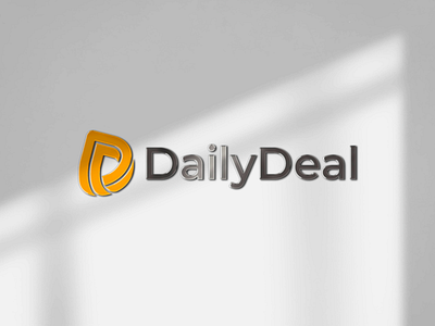Branding for DailyDeal.de – Minimal Logo Design branding clean corporate design corporate identity design digital identity graphic design logo marketplace minimal mockup modern startup