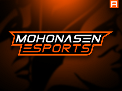 Mohonasen HS Esports Text Logo brand identity branding esports illustration logo logodesign mark sports sportslogo text text logo