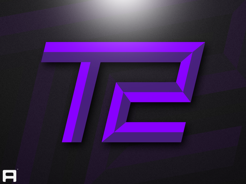 Esports T2 Logo number 2 letter t t2 logo t2 for sale illustration sports sportslogo mark esports logodesign brand identity logo branding
