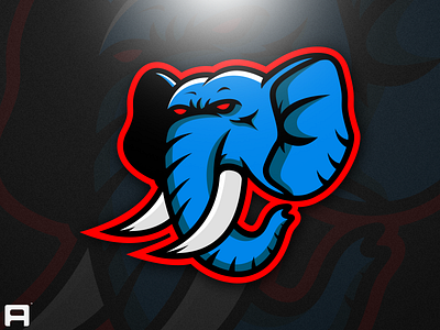 Elephant Mascot Logo brand identity branding elephant elephant logo esports for sale illustration logo logodesign mark mascotlogo sports sportslogo