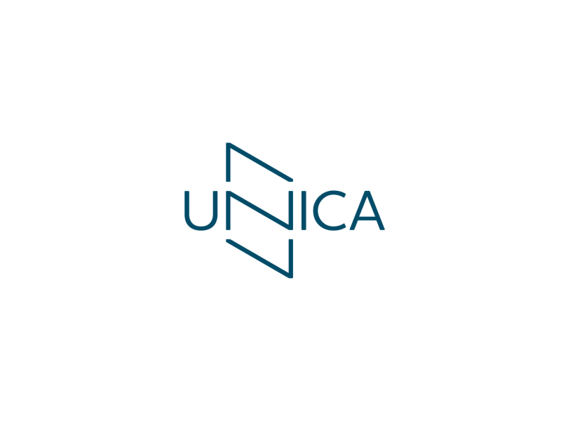 Unica branding cards logo unica united