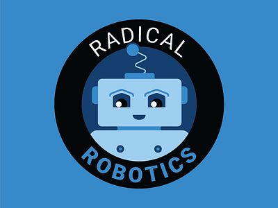 Radical robotics badges garage illustrations microsoft robots