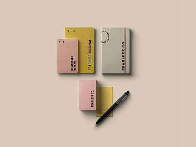 Fearless Co. brand branding color design identity