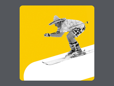 Tally winter holidays app campaign creative currency design digital digital bank fun gold holiday money savings skiing social social media tally travel yellow