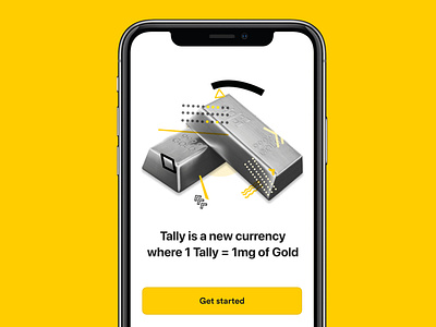 Value of Tally app page app comparison currency design digital digital bank gold graph money savings savings account tally yellow