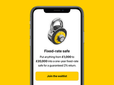 Tally fixed-rate safe app page