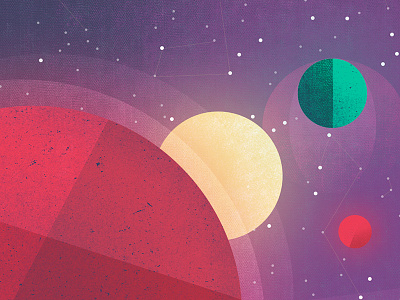 Planets cource illustration planets