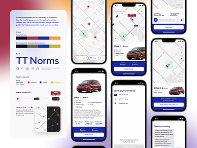 Carsharing App — Test Task android app carsharing design development interface ios mobile product task test ui ux
