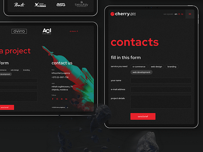 Digital Agency Site Design