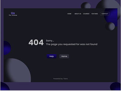 404 page 404 page error page ui ui design ux