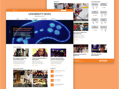 RIT University News Redesign