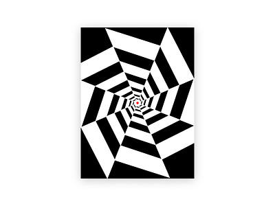 RWB swirl art black and red black and white design illustration ipad pro procreate procreate art