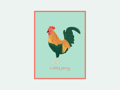 Little Jerry 🐓 design illustration ipad pro little jerry procreate procreate art rooster