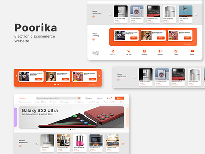 Poorika | Electronic Ecommerce Website