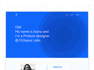 New website is live! blue fintech joana personal portfolio