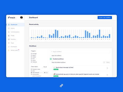 💅 Tray has a fresh new look! automation clean dashboard integrations new look redesign reskin tray workflow