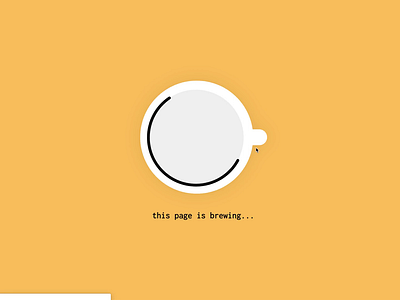 🙅🏻‍♀️Brew ninja - temporary page coffee coffee app concept illustration temporary