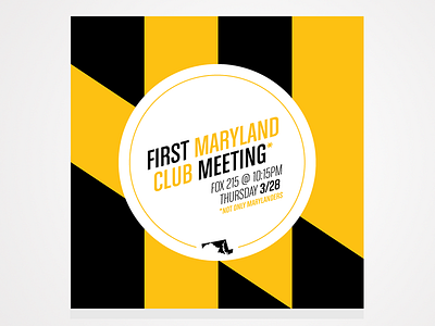 Maryland Club Poster