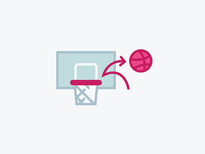 Rebound Icon basketball dribbble icon rebound