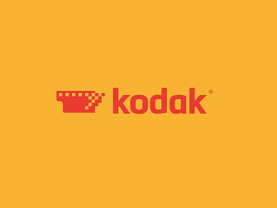 Kodak Logo Update branding film kodak logo logo update nashville photography photography logo pixels rebrand