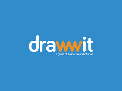 drawwit branding draw drawwit game illustration logo nashville rounded