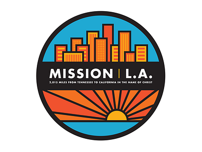 Mission | LA badge critique futura bold help los angeles nashville shirt vector